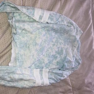 Tie Dye Long Sleeve Cropped